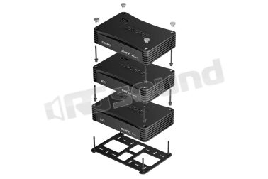 APTK 3 sistema di montaggio per impilare fino a 3 amplificatori AP Audison