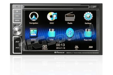 VM039 stazione multimediale con Bluetooth e modulo GPS integrato Phonocar