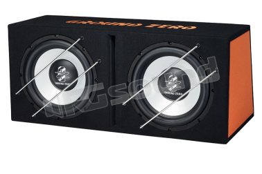 GZIB 2.300BR doppio sub 30cm in cassa basstunnel Ground Zero