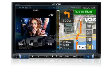 X801D-U monitor 8'' Bluetooth, navigazione, DAB/DAB+/DMB - Made for iPhone e Android Alpine