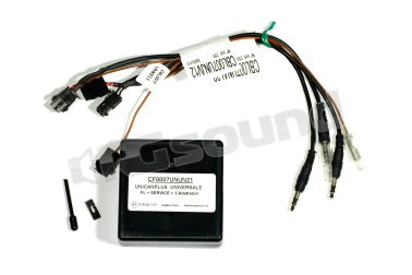 CF0007UNUN21 UNICAN PLUS con 3 adattatori autoradio Paser