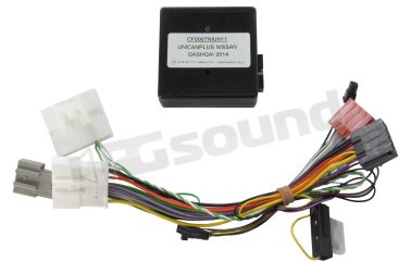 CF0007NIUN12 unican plus specifica Nissan Qashqai e Micra K14 - recupero comandi al volante e orologio Paser
