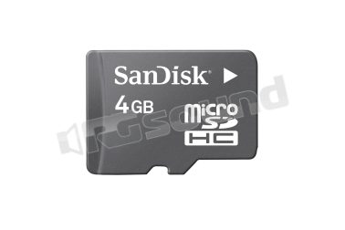scheda micro SD HC da 4Gb  Phonocar