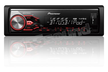 MVH-X380BT mechaless con Bluetooth, USB, Aux - Compatibile iPhone e Android Pioneer