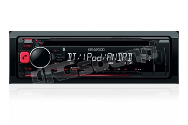 KDC-BT500U sintolettore CD, Bluetooth, made for iPhone Kenwood