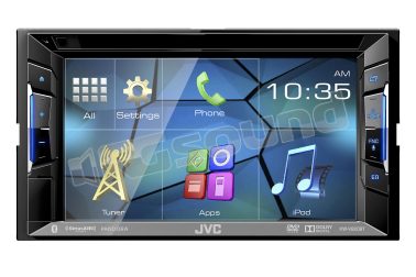 KW-V220BT lettore DVD/CD, Bluetooth, USB Aux-in JVC
