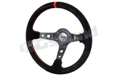 PIT volante in camoscio nero 350 mm Simoni Racing