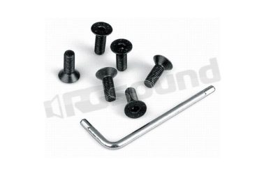 KV/MO Kit 6 viti a brugola 5x10 nere Simoni Racing