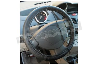 CVU/3 coprivolante ecopelle nera Simoni Racing
