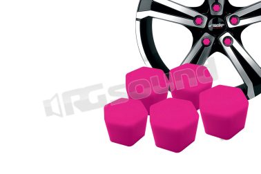 CBP/17 Copribulloni soft sil pink - 17 mm Simoni Racing