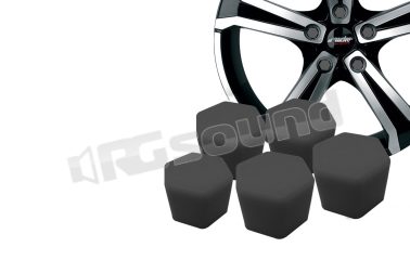 CBB/17 Copribulloni soft sil black - 17 mm Simoni Racing