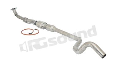 50.0251.80 Flessibile con catalizzatore metallico + Tubo centrale per Fiat Ragazzon