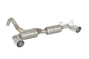 50.0247.41 Posteriore inox sdoppiato con terminali rotondi per Fiat e Abarth Ragazzon