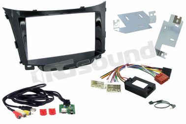 63600102 kit 2 Din con interfaccia comandi al volante per Hyundai i30 Connection Integrated Solution