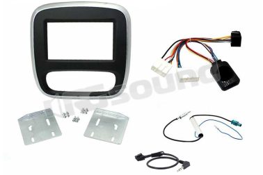 63600802 kit 2 Din con interfaccia comandi al volante per Opel Vivaro e Renault Trafic Connection Integrated Solution