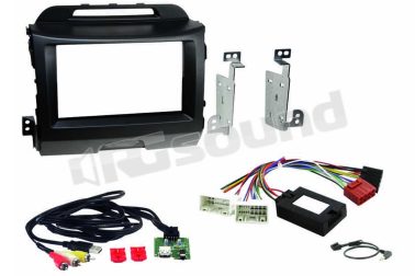 63600200 kit 2 Din con interfaccia comandi al volante per Kia Sportage Connection Integrated Solution