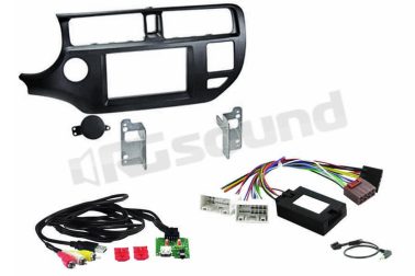 63600204 kit 2 Din con interfaccia comandi al volante per Kia Rio Connection Integrated Solution
