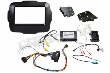 63601501 kit 2 Din con interfaccia comandi al volante e ripristino display per Jeep Renegade Connection Integrated Solution