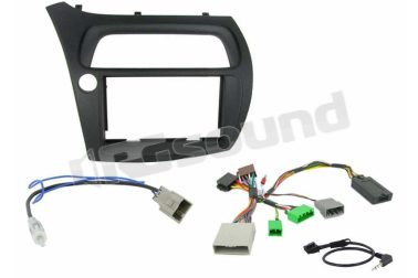 63600301 kit 2 Din con interfaccia comandi al volante per Honda Civic Connection Integrated Solution
