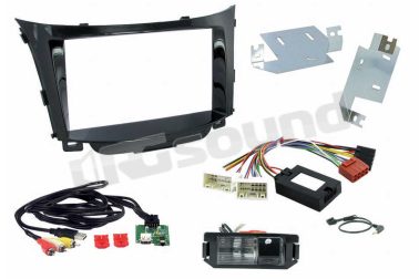 63600103 kit con mascherina e interfaccia comandi al volante + recupero AUX-IN/USB (4 poli A/V) + retrocamera Connection Integrated Solution