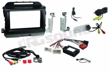 63600201 kit 2 Din per Kia Sportage Connection Integrated Solution