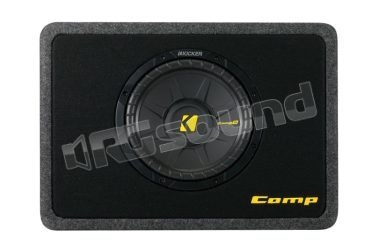 TCWS104 25 cm 4 Ohm sub in ported enclosure Kicker