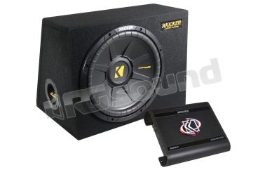 KPX360.4 sub 30cm in cassa reflex e amplificatore 4 canali Kicker