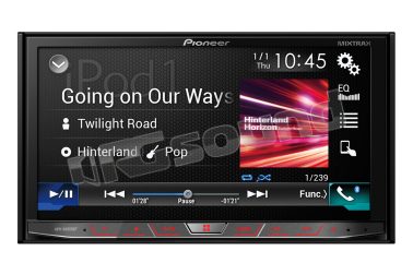 AVH-X8800BT monitor 7'' CD/DVD, USB, Bluetooth, Apple CarPlay, Android Auto e AppRadio Mode Pioneer