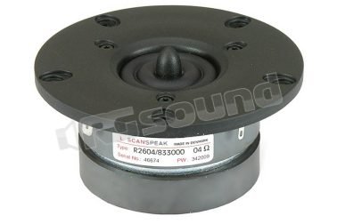 R2604/833000 coppia di tweeter Discovery 26mm con doppio magnete in ferrite Scan Speak