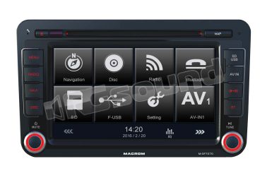 M-OF7070 monitor con navigazione per Volkswagen, Skoda e Seat Macrom