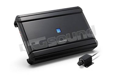 MRV-M1200 amplificatore mono Classe D, potenza 2400 Watt, controllo remoto dei bassi Alpine