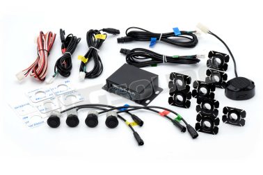 AK8C006 kit 4 sensori di parcheggio con buzzer Alkor