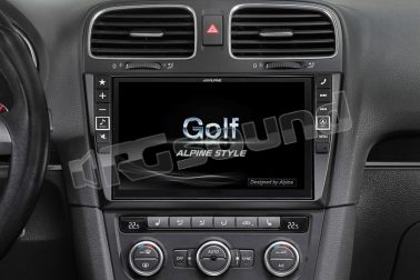 X901D-G6 monitor con navigazione per VW Golf 6 Alpine