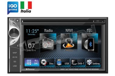 VM057M CD/DVD - Bluetooth - USB - mappa Italia iGo Primo Phonocar