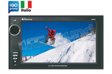 VM067M monitor con mappa Italia NV974 inclusa Phonocar
