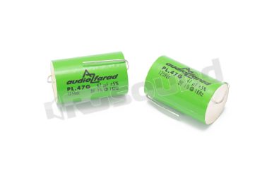 PL.47G condensatori 47 microfarad poliestere 2pz AZ Audiocomp