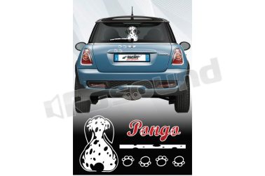 DOG/P adesivo cane Pongo Simoni Racing