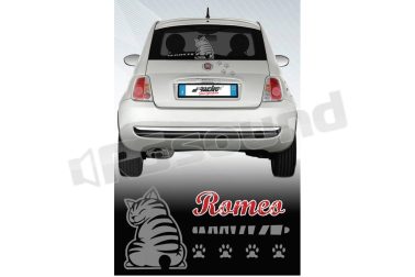 CAT/R adesivo gatto Romeo Simoni Racing