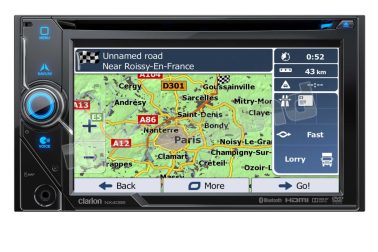NX405EC navigazione per truck, camper e caravan Clarion