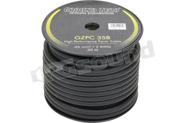 GZPC 35B 35 mm² cavo di potenza CCA nero – Lunghezza 30m Ground Zero