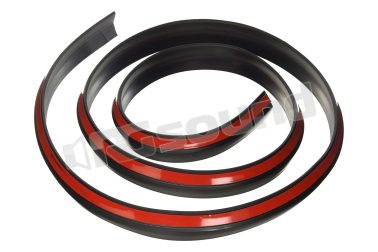 UB/B splitter universale in gomma nera Simoni Racing