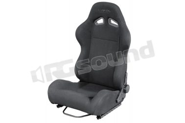 SRS/10 sedile sportivo universale in tessuto nero Simoni Racing