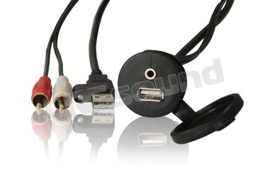 010-12381-00 MS-CBUSB3.5 prese USB e Aux, lunghezza cavo 2 metri Fusion