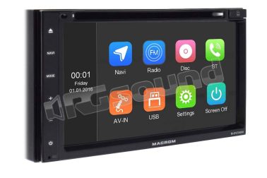 M-DVD5000 monitor con navigazione - Bluetooth - CD/DVD e USB Macrom