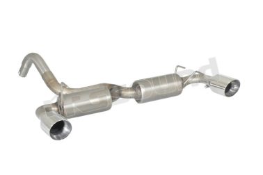50.0247.61 Posteriore inox sdoppiato con terminali rotondi per Fiat e Abarth Ragazzon