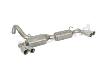 50.0247.63 Posteriore inox sdoppiato con terminali rotondi per Fiat e Abarth Ragazzon