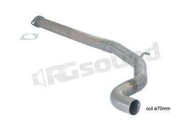 55.0404.00 Centrale inox senza silenziatore per Abarth e Alfa Romeo Ragazzon