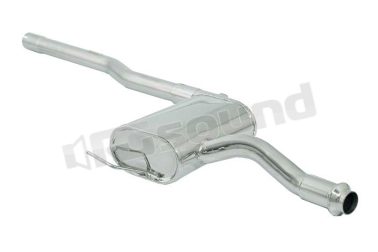 50.0005.80 Centrale inox con un solo silenziatore per Alfa Romeo Ragazzon