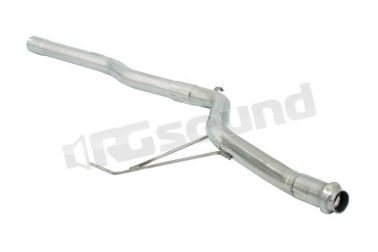 50.0014.80 Tubo centrale senza silenziatore inox per Alfa Romeo Ragazzon