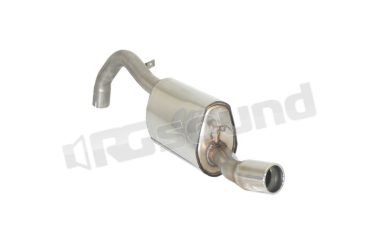 58.0563.04 Posteriore inox con terminale rotondo per Alfa Romeo Ragazzon